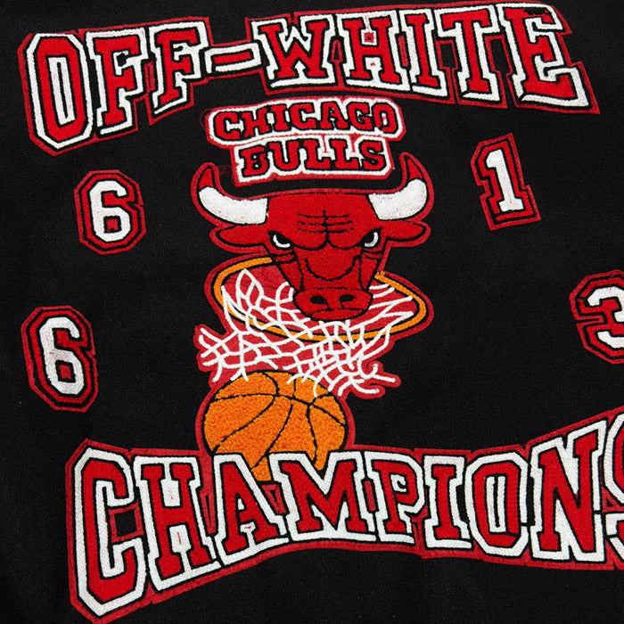 OFF WHITE x NBA team series baseball jacket