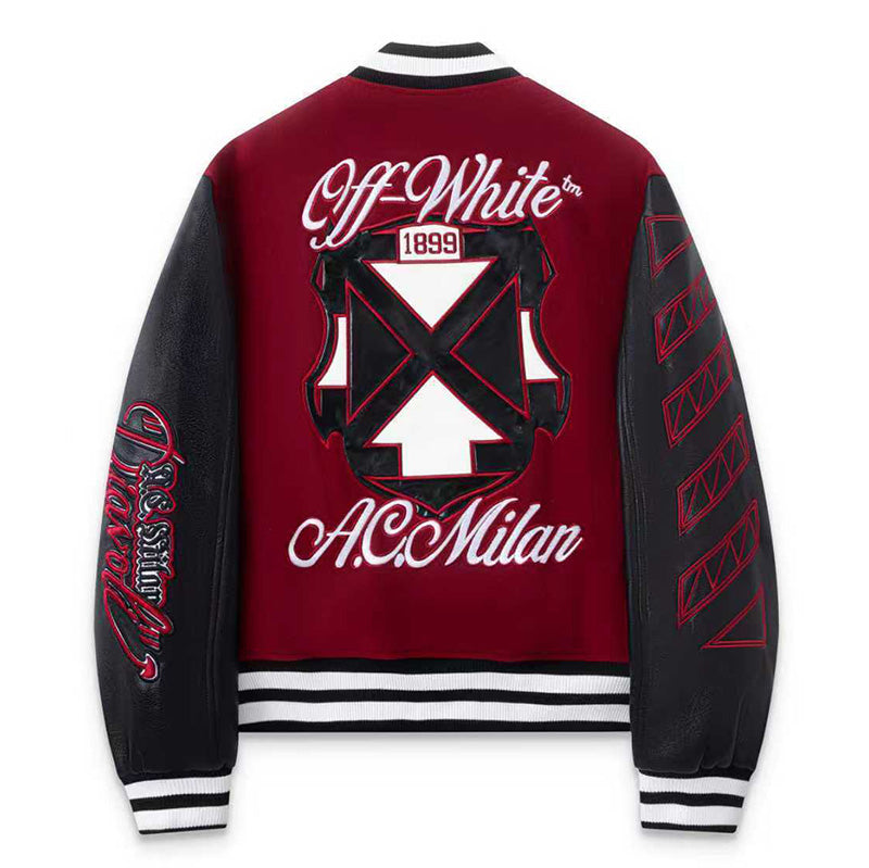 OFF WHITE Logo-Embroidered Jacket